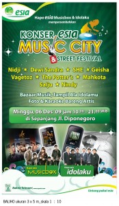 Konser Esia Music City