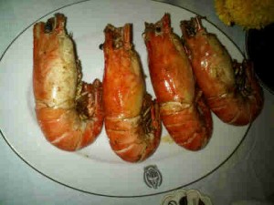Udang sungai  besar dari Pak Gubernur Sumatera Utara