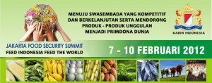 jakarta food security summit 2012