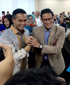 Bersama Sandiaga Uno di Munas PRSI 2016